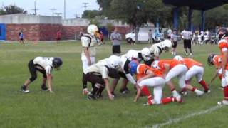 Championship 1st half  Tampa YMCA 2010 Tackle Football [upl. by Xed177]