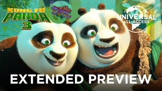 Kung Fu Panda 3  Po Meets His Dad  Extended Preview [upl. by Briny]