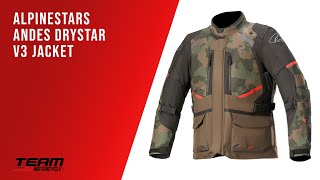 Alpinestars Andes Drystar V3 Jacket [upl. by Anelrahs92]