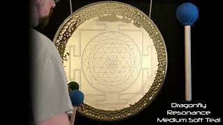 Unlimited  26quot Sri Yantra Gold Steel Gong Example  Gongs Unlimited [upl. by Lisandra]