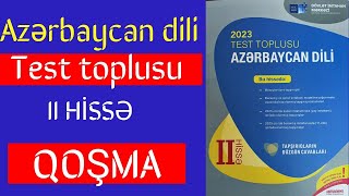 Qoşma tam izah Azərbaycan dili test toplusu [upl. by Ailemor]