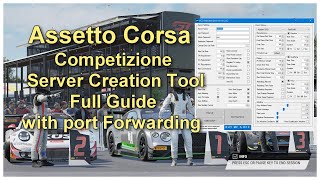 Assetto Corsa Competizione  Server Creation Tool  Guide  Simple and Easy Setup [upl. by Hebbe]