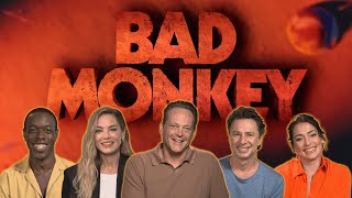 Vince Vaughn and the Bad Monkey Cast Reveal What Its Like To Work On a Bill Lawrence Set [upl. by Hanan]