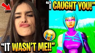 I CAUGHT my CRAZY EXGIRLFRIEND BREAKING into MY HOUSE FORTNITE [upl. by Aryek]