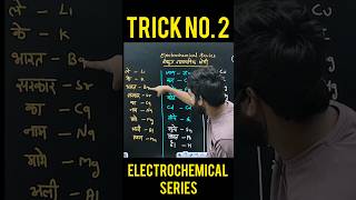 Trick no2  Electrochemical series12thclass  NEETJEE chemistrytricks importanttopicforneet [upl. by Lorre]