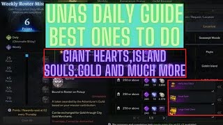 Lost Ark Unas Daily Guide Giants Hearts Island Souls and more [upl. by Hansen154]