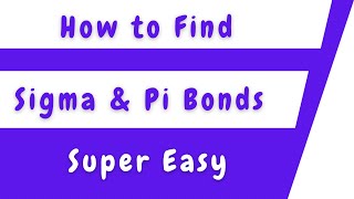 How to Calculate Sigma Bonds and Pi Bonds [upl. by Rhonda]