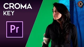 Tutorial de Adobe Premiere CC  Croma key  Chroma key [upl. by Lleihsad]