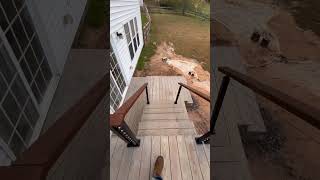 Custom Deck with Custom Cable Railing JesusisKing [upl. by Noevad455]