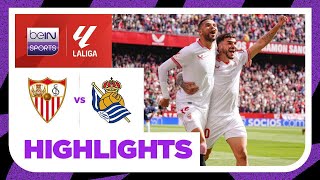 Sevilla 32 Real Sociedad  LaLiga 2324 Match Highlights [upl. by Thorin]