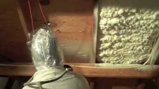 Spray Foam Attic Insulation [upl. by Anaes]