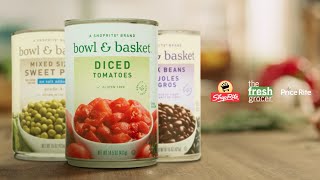 Bowl and Basket Diced Tomatoes Easy Recipes with Canned Goods  ShopRite Grocery Stores [upl. by Alcot]