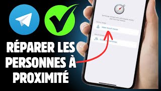 Comment résoudre le problème de recherche de personnes à proximité manquantes dans Telegram [upl. by Haidej]