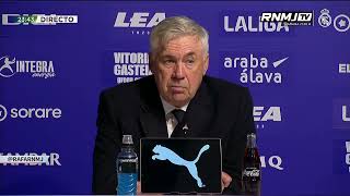 Rueda de prensa ANCELOTTI post Alavés 01 Real Madrid 21122023 [upl. by Ardrey149]