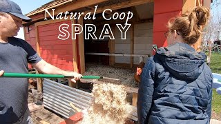 Natural Chicken Coop Spray Time to Spring Clean [upl. by Notle]