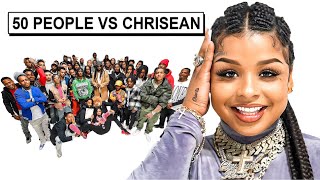 50 PEOPLE VS 1 RAPPER CHRISEAN ROCK [upl. by Gerhard]