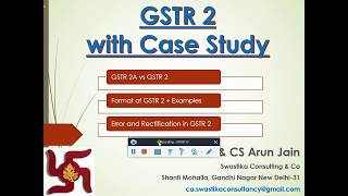 GSTR 2 In Hindi  Detail discussion with Examples Online Filling [upl. by Yalc772]