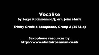 Vocalise by Rachmaninoff arr Harle [upl. by Aecila810]