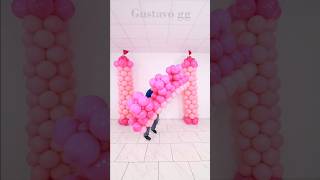 BALLOON CASTLE 🏰 Balloon decoration ideas 🤩 birthday decoration ideas at home tiktok balloon [upl. by Loring492]