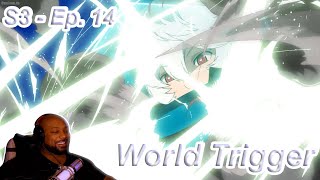 Now Its KUGAS Turn  World Trigger  Season 3 Ep 14  Reaction [upl. by Naujtna]