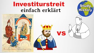 Investiturstreit einfach erklärt I Heinrich IV und das Königsgeschlecht der Salier [upl. by Darej937]