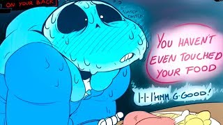 sans has an addiction Funny Undertale Comic Dubs [upl. by Aleekahs933]