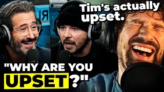 Seder Confronts Tim Pool For Russian Funding And Gets Him Visibly Upset [upl. by Mercier]