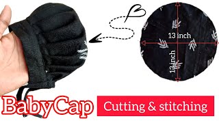 0612 month Baby cap cutting amp stitching diybabycaptutorialstitchingpoojabangrwayoutube [upl. by William]