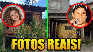 As CASAS dos Famosos ANTES da Fama [upl. by Tigirb364]