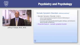 Somatic Symptom Disorders Part I New Terminology for New Concepts [upl. by Brigg177]