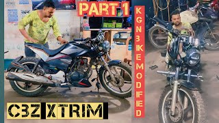 CBZ Extreme bike modification new look🔥2023 🏍️🖐️Part 1 bike kgncbz modified9775123122 [upl. by Jonell]