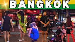 🔥 Bangkok Nightlife  Soi 11 Sukhumvit Road 👯‍♀️ [upl. by Alyakem190]