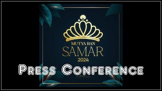 Press Conference Mutya han Samar 2024 [upl. by Prue]