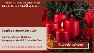 Ochtenddienst  8 december 1000  Herv Gem Werkendam wijk 1  Biesboschkerk [upl. by Arlie]