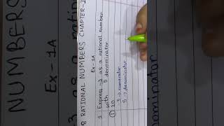 Maths class 8 RS Aggarwal Rational numbers  Exercise 1A 1st bit 1234 questions solution [upl. by Enotna]