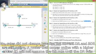 101112  51212 Packet Tracer  Determining the DR and BDR [upl. by Eirot]