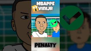 Who finally takes penalties at Real Madrid Vinijr or Mbappe 🤣 mbappe vinijr realmadrid football [upl. by Michelsen5]