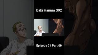 BAKI HANMA season 2 episode 01 part 09 baki anime shorts [upl. by Notsgnal220]