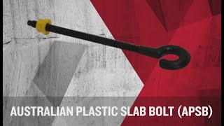 APSB  AUSTRALIAN PLASTIC SLAB BOLTS [upl. by Lil25]