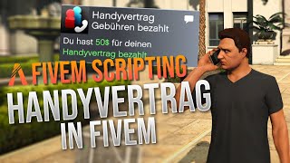 Handyvertrag in FiveM programmieren  FiveM Scripting 17 LUA für Beginner [upl. by Ecela148]