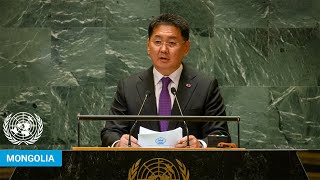 🇲🇳 Mongolia  President Addresses United Nations General Debate 79th Session  UNGA [upl. by Dabbs696]