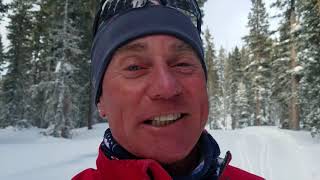 CrossCountry Classic Skiing in Deep Powder Lesson 1 [upl. by Ahsurej750]