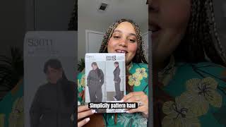 Simplicity pattern haul  new sewing patterns for Fall sewingpatterns [upl. by Anavahs68]