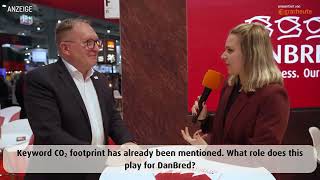 DanBred at EuroTier 2024  interview by Agrarheute [upl. by Annaihs]