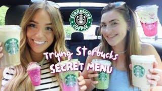 Trying Starbucks SECRET MENU from TikTok SOUR CANDY 😱 [upl. by Kenta]