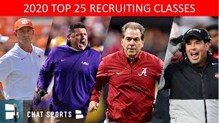 Top 25 2020 Recruiting Classes On College Football National Signing Day [upl. by Addam2]