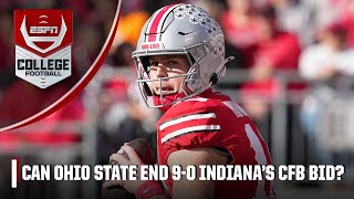 Are undefeated Indiana Hoosiers CFP hopes ON THE LINE vs Ohio State 😮  Countdown to GameDay [upl. by Chader]