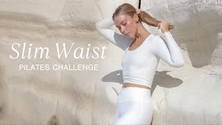 5 MIN WAIST SLIMMING PILATES  7 Day Pilates Challenge  Workout 6 [upl. by Annez721]