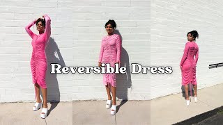 Reversible Ruched Dress Sewing Tutorial with Pattern [upl. by Kelli994]