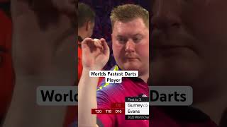 Worlds fastest darts player  Ricky Evans [upl. by Galan301]